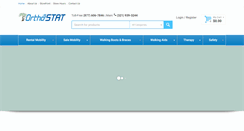 Desktop Screenshot of orthostatmedicalsupply.com
